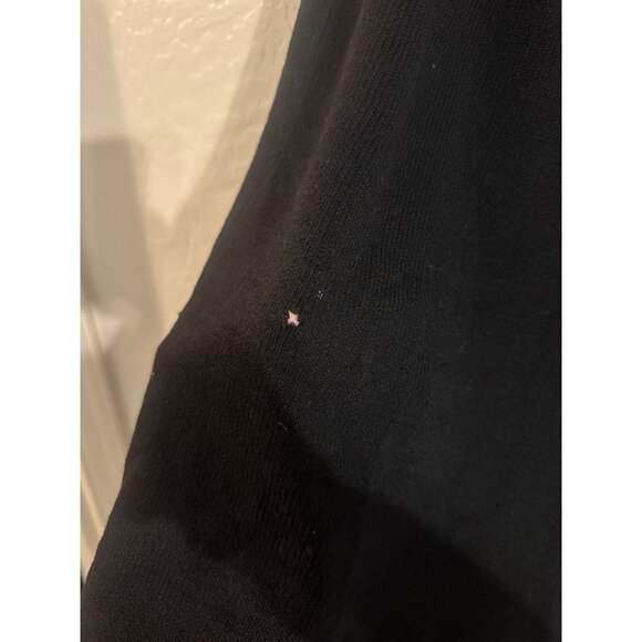 St. John Black Basic Knit Front Slit Midi Skirt - Picture 6 of 8